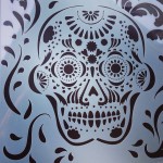 Skull stencil